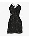 Lovesome Sequin Tie Back Black Dress - Thumbnail image 6 of 10