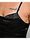 Lovesome Sweetheart Black Satin Dress - Thumbnail image 4 of 8