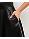 Lovesome Sweetheart Black Satin Dress - Thumbnail image 5 of 8