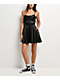 Lovesome Sweetheart Black Satin Dress - Thumbnail image 6 of 8