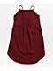 Lunachix Burgundy Tank Dress