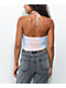 Lunachix Orange & Blue Tie Dye Halter Top - Thumbnail image 2 of 3