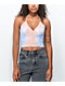 Lunachix Orange & Blue Tie Dye Halter Top - Thumbnail image 1 of 3