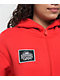 Lurking Class By Sketchy Tank Unchained Patched Red Zip Hoodie - Thumbnail image 2 of 6