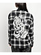Lurking Class Don't Pray For Me Black Flannel Shirt - Thumbnail image 1 of 5