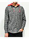 Lurking Class by Sketchy Tank Barb Grey Hooded Flannel Shirt