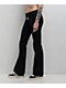 Lurking Class by Sketchy Tank Barbed Black Foldover Flare Pants - Thumbnail image 4 of 4