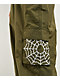 Lurking Class by Sketchy Tank Barbed Wire Olive Parachute Pants - Thumbnail image 6 of 11