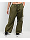 Lurking Class by Sketchy Tank Barbed Wire Olive Parachute Pants - Thumbnail image 11 of 11