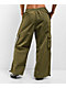 Lurking Class by Sketchy Tank Barbed Wire Olive Parachute Pants - Thumbnail image 2 of 11