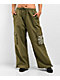 Lurking Class by Sketchy Tank Barbed Wire Olive Parachute Pants - Thumbnail image 1 of 11
