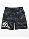 Lurking Class by Sketchy Tank Black Camo Sweat Shorts - Thumbnail image 1 of 5