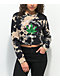 Lurking Class by Sketchy Tank Budtender Bleach Dye Crop Long Sleeve T-Shirt