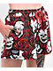 Lurking Class by Sketchy Tank Burner Black & Red Board Shorts - Thumbnail image 3 of 6