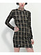 Lurking Class by Sketchy Tank Coffin Black Plaid Dress - Thumbnail image 3 of 5