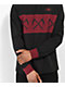 Lurking Class by Sketchy Tank Crossed Black & Burgundy Rugby Shirt - Thumbnail image 4 of 4
