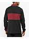 Lurking Class by Sketchy Tank Crossed Black & Burgundy Rugby Shirt - Thumbnail image 2 of 4