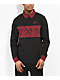 Lurking Class by Sketchy Tank Crossed Black & Burgundy Rugby Shirt - Thumbnail image 1 of 4