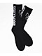 Lurking Class by Sketchy Tank Crossed Black Crew Socks - Thumbnail image 1 of 2