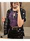 Lurking Class by Sketchy Tank Cry Print Black Short Sleeve Button Up Shirt - Thumbnail image 3 of 8