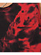 Lurking Class by Sketchy Tank Dead Inside camiseta sin mangas tie dye negra y roja