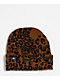 Lurking Class by Sketchy Tank Death Leopard Brown Beanie - Thumbnail image 1 of 2