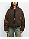 Lurking Class by Sketchy Tank Death Leopard Brown Hooded Canvas Jacket - Thumbnail image 6 of 7