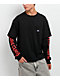 Lurking Class by Sketchy Tank Destruction Black 2fer Long Sleeve T-Shirt - Thumbnail image 1 of 6