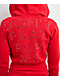 Lurking Class by Sketchy Tank Don't Pray For Me Red Crop Zip Hoodie - Thumbnail image 5 of 5