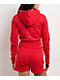Lurking Class by Sketchy Tank Don't Pray For Me Red Crop Zip Hoodie - Thumbnail image 2 of 5