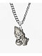 Lurking Class by Sketchy Tank Don't Pray For Me Silver Pendant Necklace - Thumbnail image 1 of 3