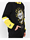 Lurking Class by Sketchy Tank Fire Black & Yellow Hoodie