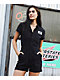 Lurking Class by Sketchy Tank Gas Black Romper