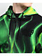Lurking Class by Sketchy Tank Ghost Rider Black & Green Crop Zip Hoodie - Thumbnail image 3 of 7