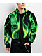 Lurking Class by Sketchy Tank Ghost Rider Black & Green Crop Zip Hoodie - Thumbnail image 7 of 7