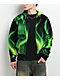 Lurking Class by Sketchy Tank Ghost Rider Black & Green Crop Zip Hoodie - Thumbnail image 1 of 7