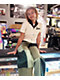 Lurking Class by Sketchy Tank Look Work Tan Crop Woven Shirt - Thumbnail image 4 of 4