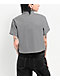 Lurking Class by Sketchy Tank Lurker Black & White Stripe Crop Work Shirt - Thumbnail image 2 of 4