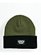 Lurking Class by Sketchy Tank Lurker Box Logo Two Tone Green & Black Beanie - Thumbnail image 2 of 2