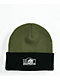 Lurking Class by Sketchy Tank Lurker Box Logo Two Tone Green & Black Beanie - Thumbnail image 1 of 2