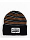 Lurking Class by Sketchy Tank Lurker Burnouts Brown & Black Beanie - Thumbnail image 1 of 2