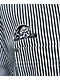 Lurking Class by Sketchy Tank Lurker Navy Blue & White Half Zip Work Shirt - Thumbnail image 5 of 5