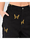 Lurking Class by Sketchy Tank Mariposa Black & Yellow Corduroy Pants - Thumbnail image 4 of 7