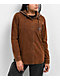 Lurking Class by Sketchy Tank Mariposa Brown Hooded Flannel Shirt - Thumbnail image 3 of 4