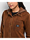 Lurking Class by Sketchy Tank Mariposa Brown Hooded Flannel Shirt - Thumbnail image 4 of 4