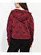 Lurking Class by Sketchy Tank Mariposa Red Crop Hoodie - Thumbnail image 2 of 3