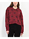 Lurking Class by Sketchy Tank Mariposa Red Crop Hoodie - Thumbnail image 1 of 3