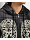 Lurking Class by Sketchy Tank Memento Mori Plaid Black Hooded Jacket - Thumbnail image 3 of 6