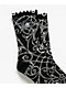Lurking Class by Sketchy Tank Memento Mori Ruffle Black Half Crew Socks - Thumbnail image 2 of 2