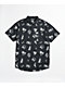 Lurking Class by Sketchy Tank Mixed Black Short Sleeve Button Up Shirt